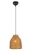 Lampa wisząca pleciona z przędzy brązowa owalna boho rystykalna industrialna minimalistyczna nad stół do salonu sypialni JOELINE R31731026 Rl